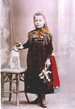 M&auml;dchen aus Frille, 1918