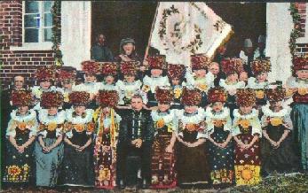 Hochzeit um 1905, Raum Lindhorst